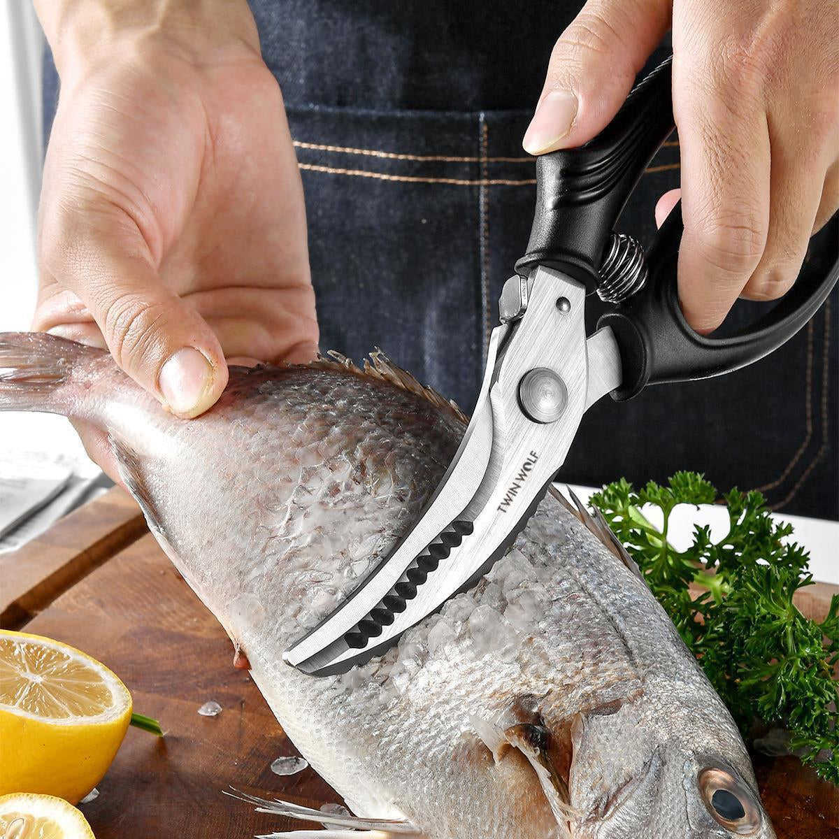 Kitchen Scissors Shears Multi-Purpose Stainless Steel Sharp Chicken Bone