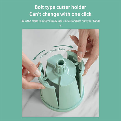Multifunctional Vegetable Cutter Drum Slicer Kitchen Hand Cranked Grater Tool