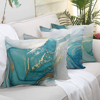 New 4PCS Home Printed Pillow Cases Decorative Cushion Covers Sofa Pillow Covers
