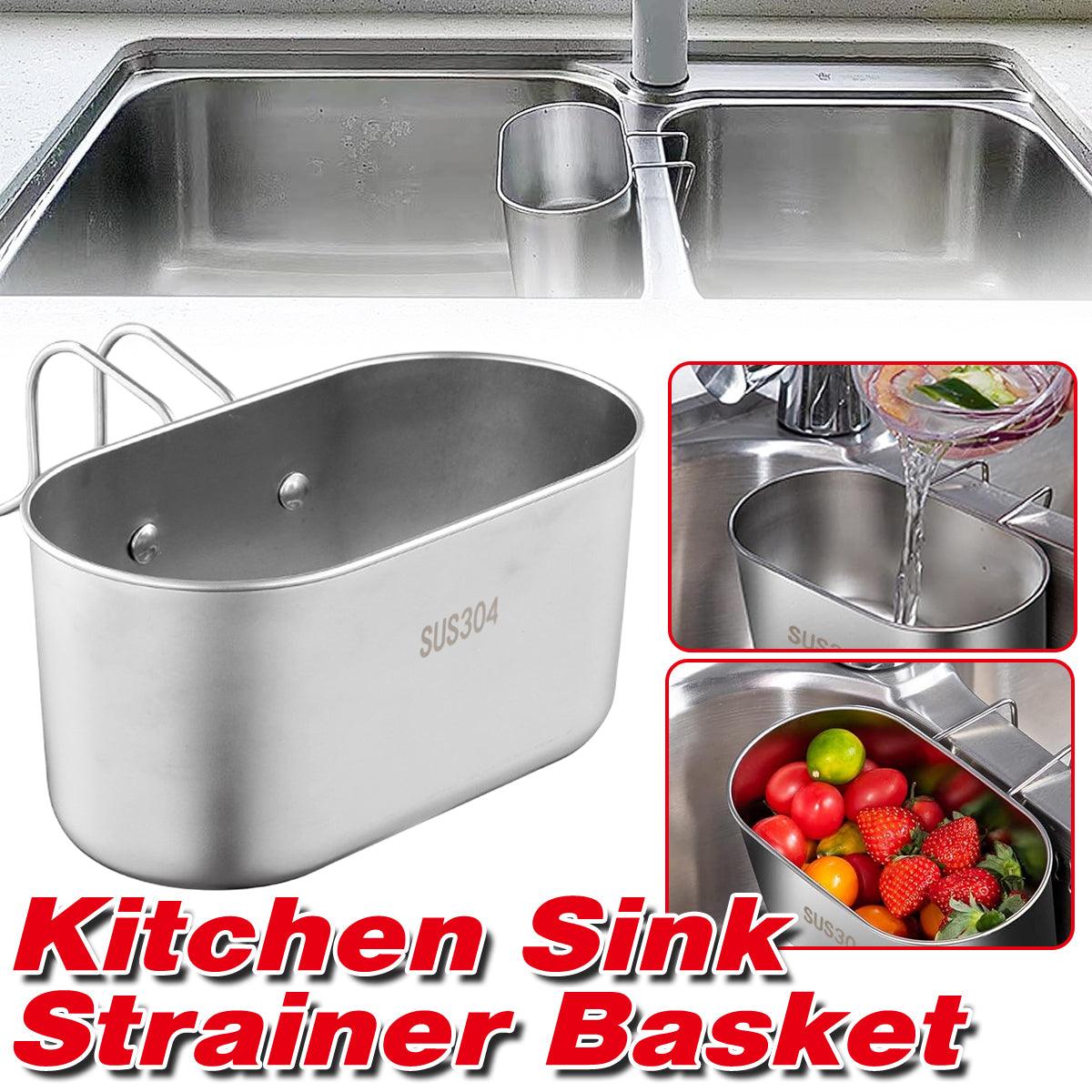 Stainless Steel Sink Drain Basket for Kitchen – Product View 2