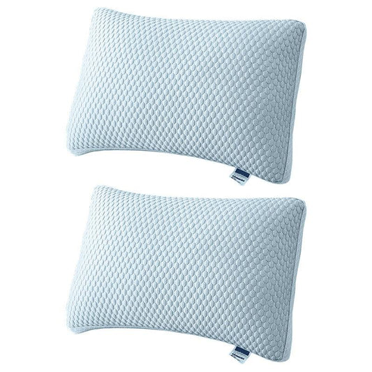 2 Pcs Light Grey Pillows for Hotel Guest Beds