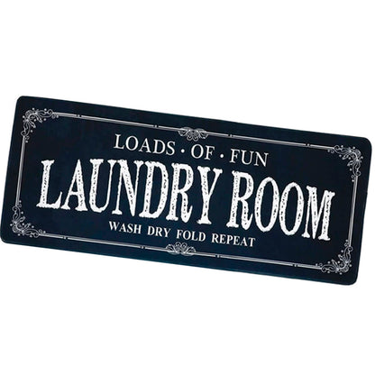 Absorbent Non Slip Mat Graffiti Letter Printed Rug for Bedroom and Entryway AU