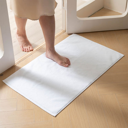 6 Pcs Absorbent Cotton Bathroom Floor Mat Towel 50x80cm