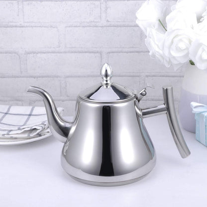 Thickened Stainless Steel Teapot Kettle with Built-in Strainer