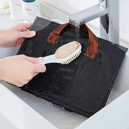 4 Pieces Foldable Fabric Storage Boxes with Clear Lids