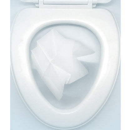 50pcs Disposable Toilet Seat Paper Covers Biodegradable