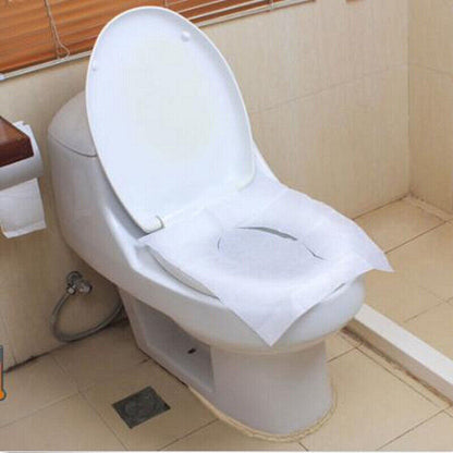 50pcs Disposable Toilet Seat Paper Covers Biodegradable