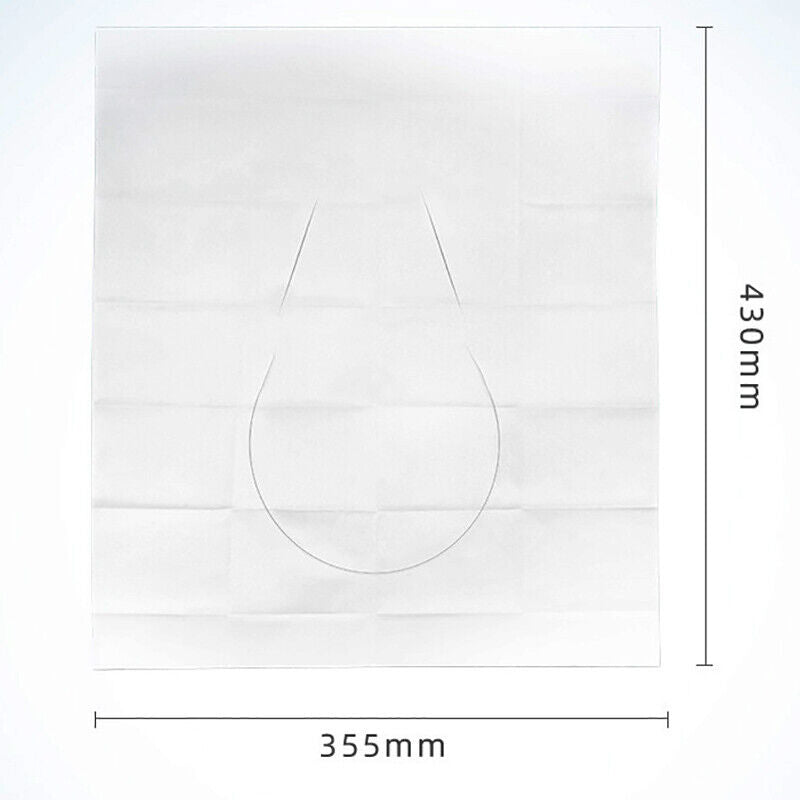 50pcs Disposable Toilet Seat Paper Covers Biodegradable