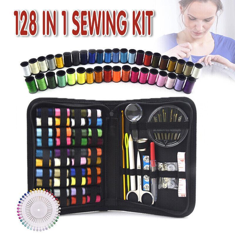 128 Pcs Portable Sewing Kit for Guest Room Repairs – Product View 2