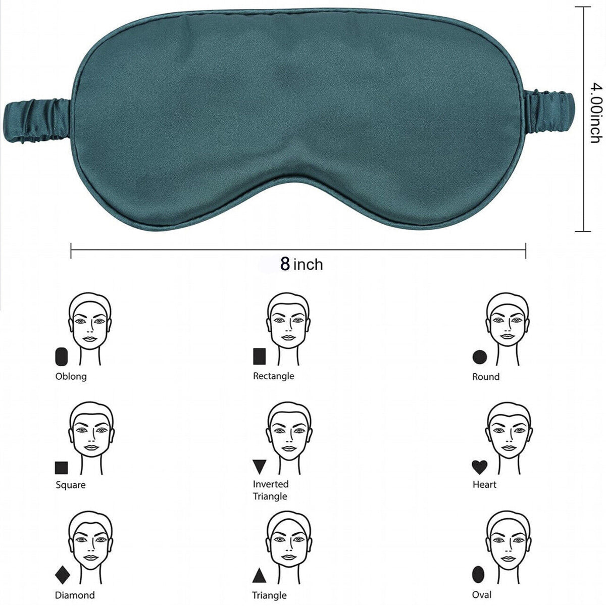 Imitation Silk Sleep Eye Mask in Multiple Options – Product View 17