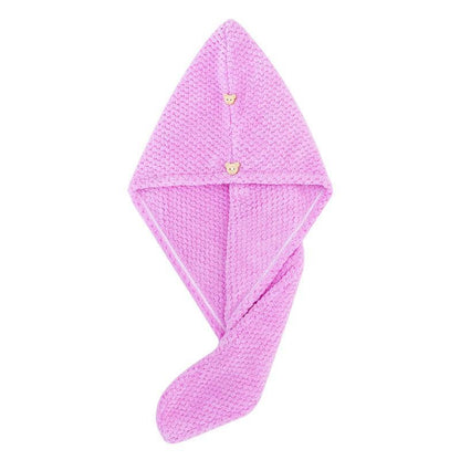 Absorbent Coral Fleece Hair Drying Cap in 6 – Product View 19