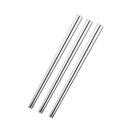 10 Pairs Reusable Stainless Steel Chopsticks Dishwasher Safe