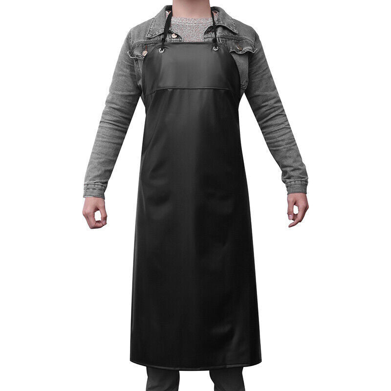Waterproof Apron PVC Apron Chef Butcher Work Heavy duty Royal Black Best Quality