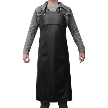 Waterproof Apron PVC Apron Chef Butcher Work Heavy duty Royal Black Best Quality
