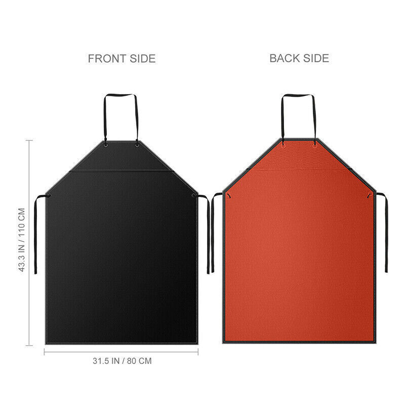 Waterproof Apron PVC Apron Chef Butcher Work Heavy duty Royal Black Best Quality