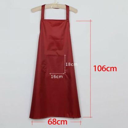Heavy Duty PVC Waterproof Apron Kitchen Cleaning Butcher Commercial Plastic AU