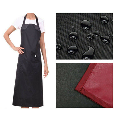 Heavy Duty PVC Waterproof Apron Kitchen Cleaning Butcher Commercial Plastic AU