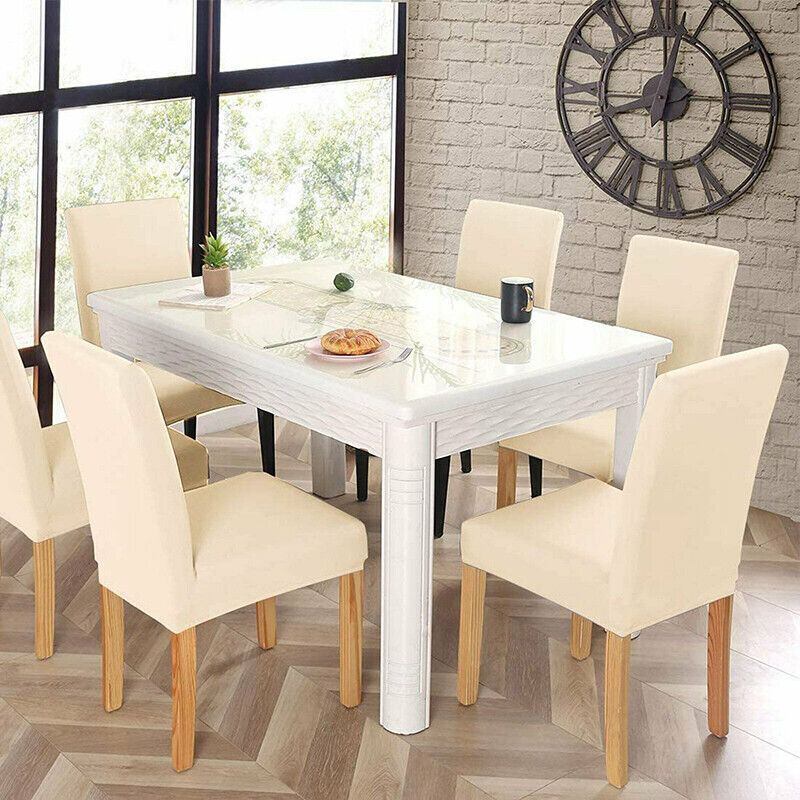 6x Stretch Chair Cover Seat Covers Spandex Washable Banquet Wedding Party Decora