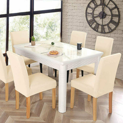 6x Stretch Chair Cover Seat Covers Spandex Washable Banquet Wedding Party Decora