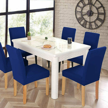 6x Stretch Chair Cover Seat Covers Spandex Washable Banquet Wedding Party Decora