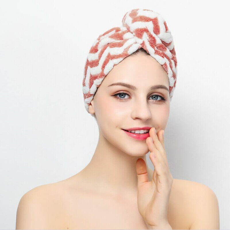 Quick-Dry Hair Towel Cap in 2 Colour Options – Product View 4