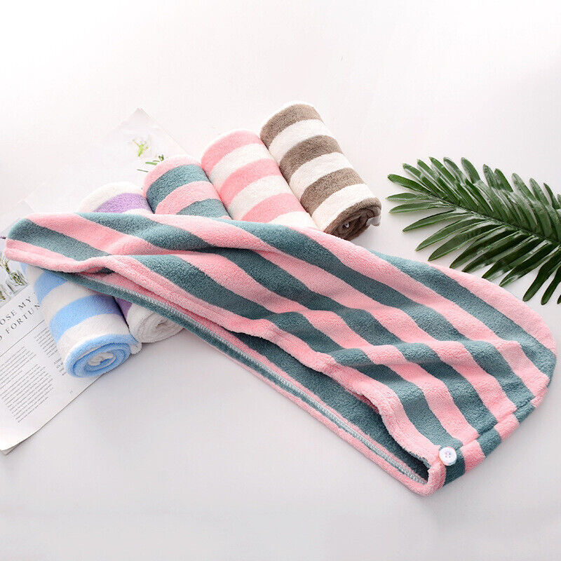 Quick-Dry Hair Towel Cap in 2 Colour Options – Product View 9