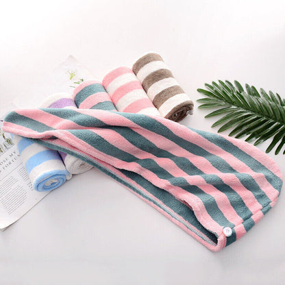 Quick-Dry Hair Towel Cap in 2 Colour Options – Product View 9