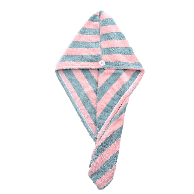 Quick-Dry Hair Towel Cap in 2 Colour Options – Product View 13