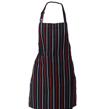 2 Pcs Polyester Kitchen Apron with Pocket for Restaurant