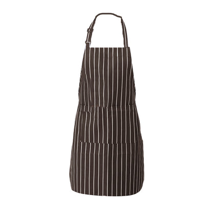 2 Pcs Polyester Kitchen Apron with Pocket for Restaurant