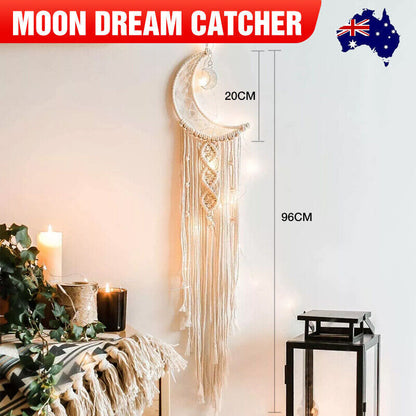 Wall Hanging New Tapestry Macrame Moon Dream Catcher Handmade Bedroom Home Decor