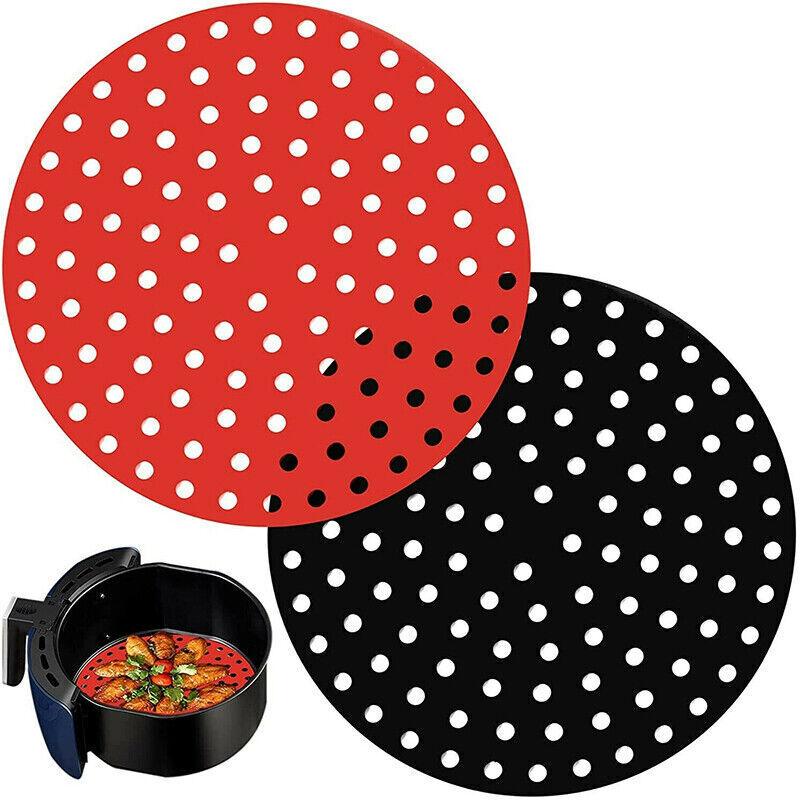 Reusable Non-Stick Silicone Air Fryer Liner Round Mat