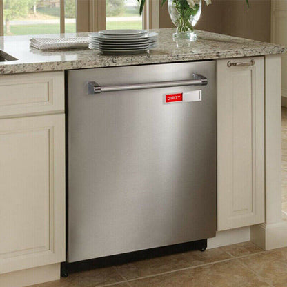 Clean Dirty Dishwasher Magnet Sign Non-Scratch Acrylic