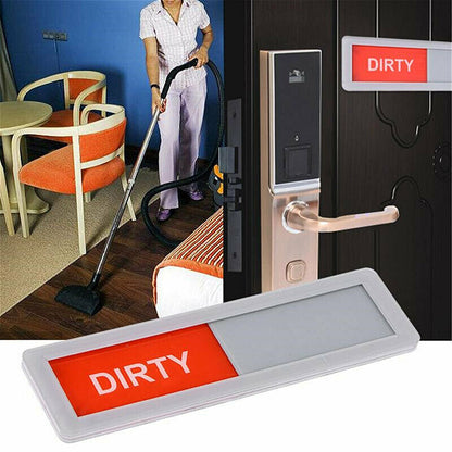 Clean Dirty Dishwasher Magnet Sign Non-Scratch Acrylic