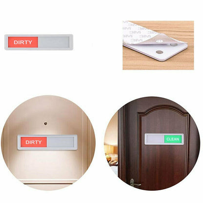 Clean Dirty Dishwasher Magnet Sign Non-Scratch Acrylic