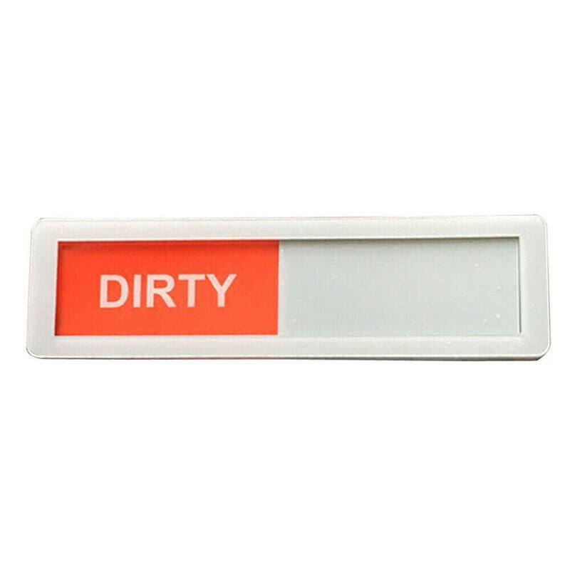 Clean Dirty Dishwasher Magnet Sign Non-Scratch Acrylic