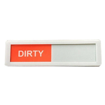 Clean Dirty Dishwasher Magnet Sign Non-Scratch Acrylic