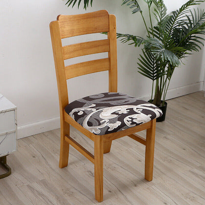 Stretch Dining Chair Seat Covers Removable Seat Cushion Slipcovers Protector AU