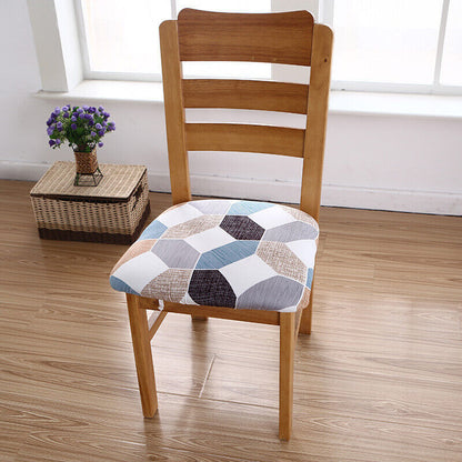 Stretch Dining Chair Seat Covers Removable Seat Cushion Slipcovers Protector AU