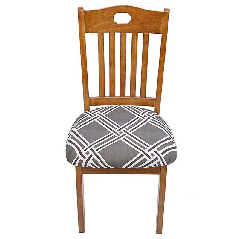 Stretch Dining Chair Seat Covers Removable Seat Cushion Slipcovers Protector AU