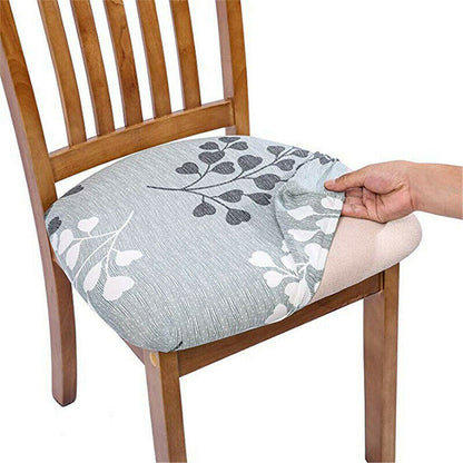 Stretch Dining Chair Seat Covers Removable Seat Cushion Slipcovers Protector AU