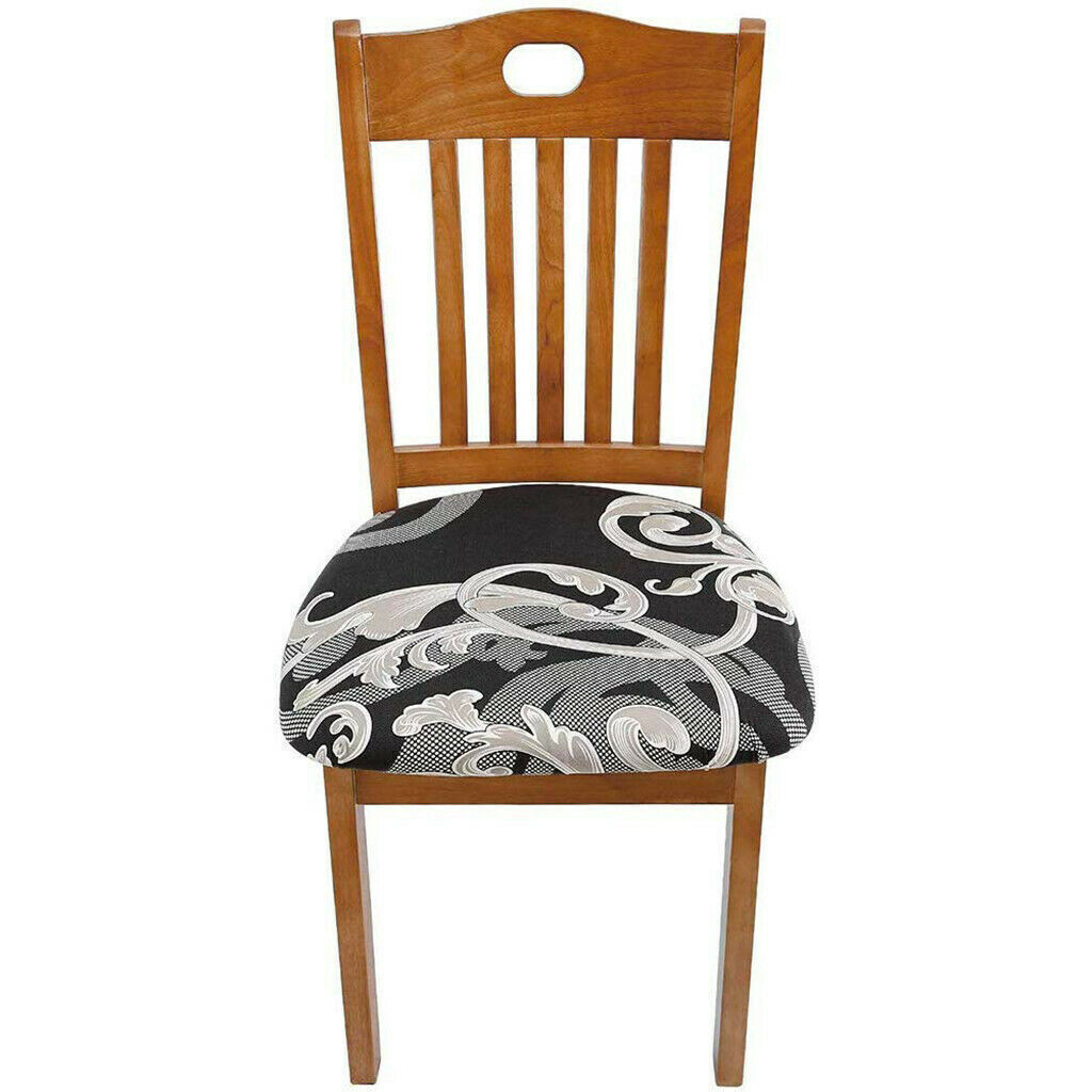 Stretch Dining Chair Seat Covers Removable Seat Cushion Slipcovers Protector AU