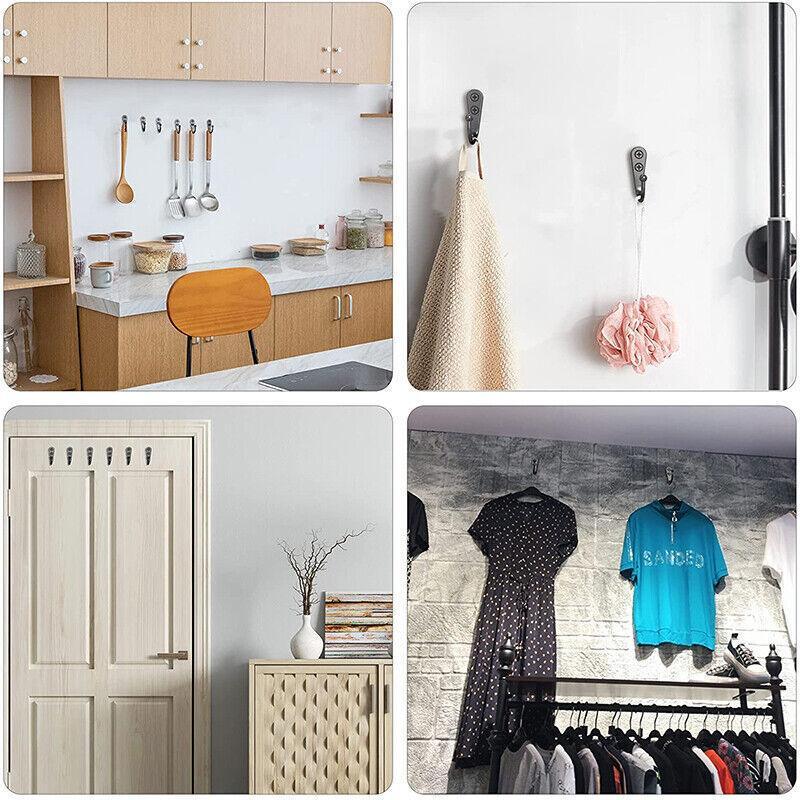10 Stainless Steel Wall Hooks for Guest Rooms – Product View 5