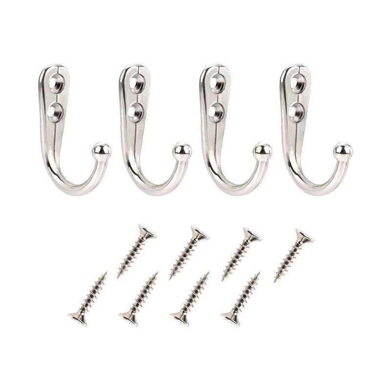 10 Stainless Steel Wall Hooks for Guest Rooms – Product View 8