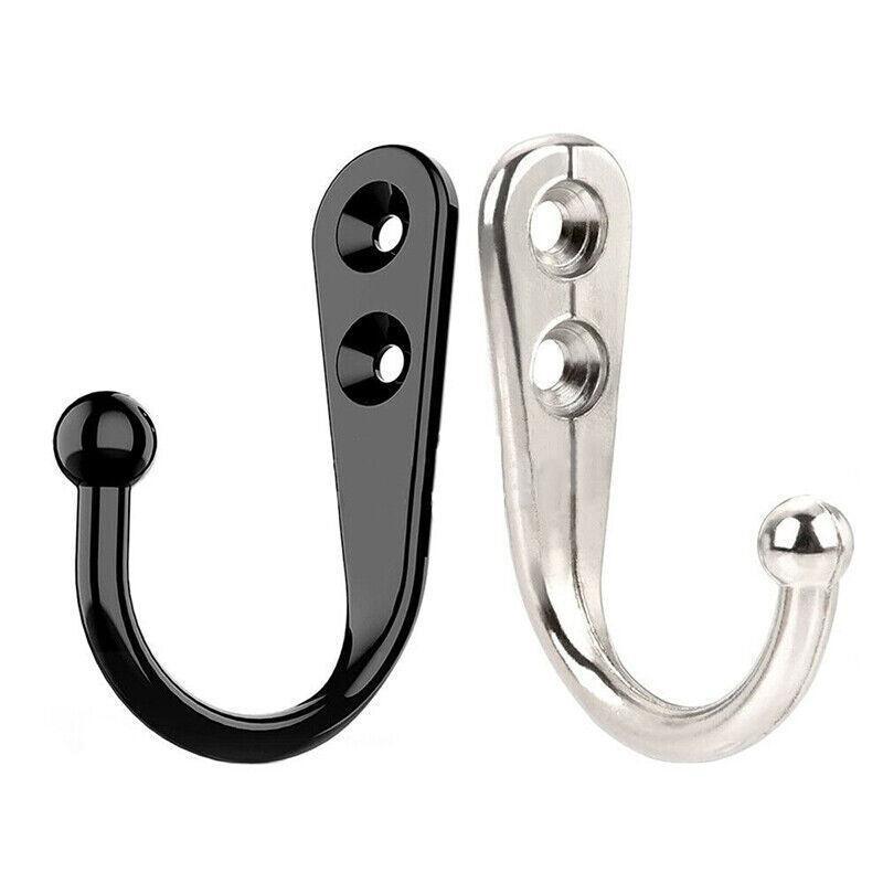 10 Stainless Steel Wall Hooks for Guest Rooms