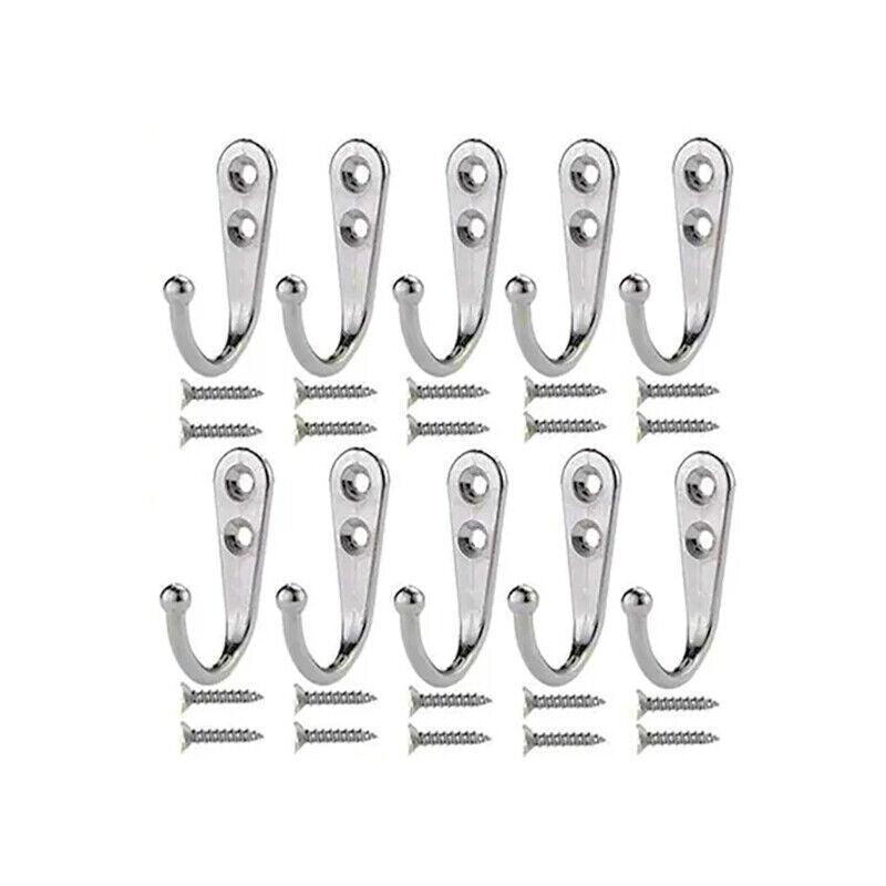 10 Stainless Steel Wall Hooks for Guest Rooms – Product View 13