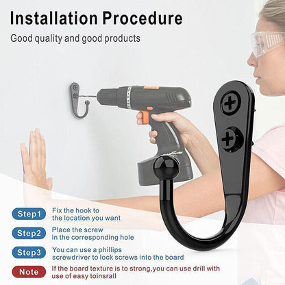 10 Stainless Steel Wall Hooks for Guest Rooms – Product View 14