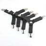 4 Pcs Bed Sheet Straps with Adjustable Bands — Black