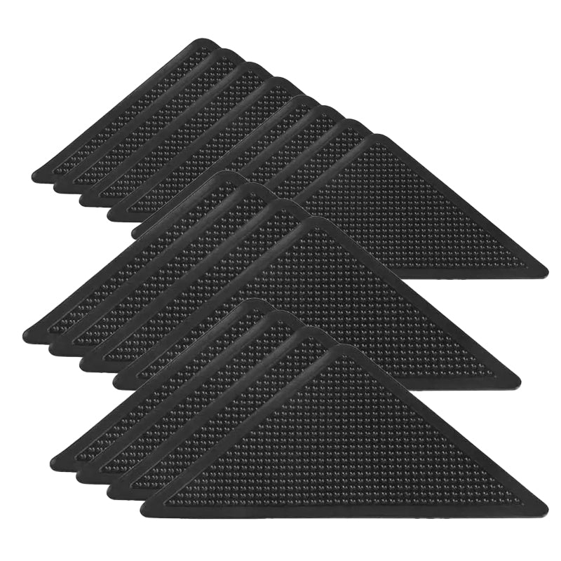 4, 8, or 16 Pcs Triangular Carpet Anti Slip Fixing Stickers