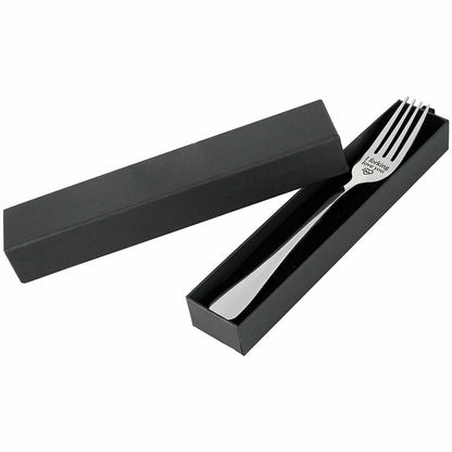I Forking Love You Engraved Stainless Steel Fork with Gift Box